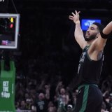 Jayson Tatum et les Celtics joueront une nouvelle finale de Conférence. KEYSTONE/AP/Charles Krupa